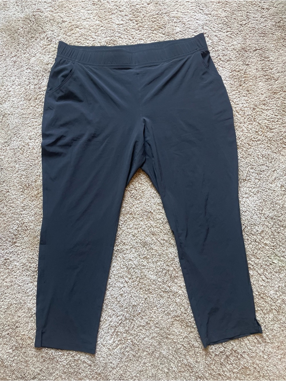 Eddie Bauer Pull On Jogger Black Women’s Size XL Athletic Athleisure Sporty